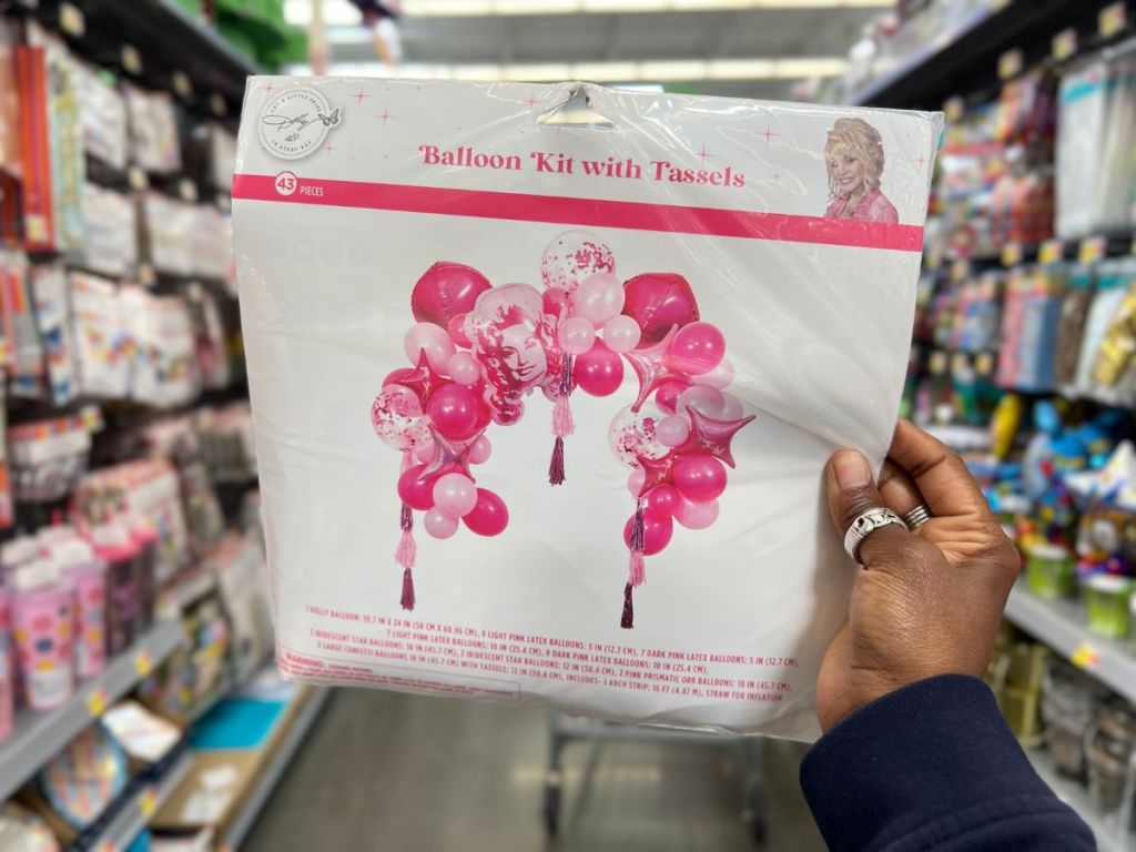 Dolly Parton Birthday Party Balloon Kit with Tassels