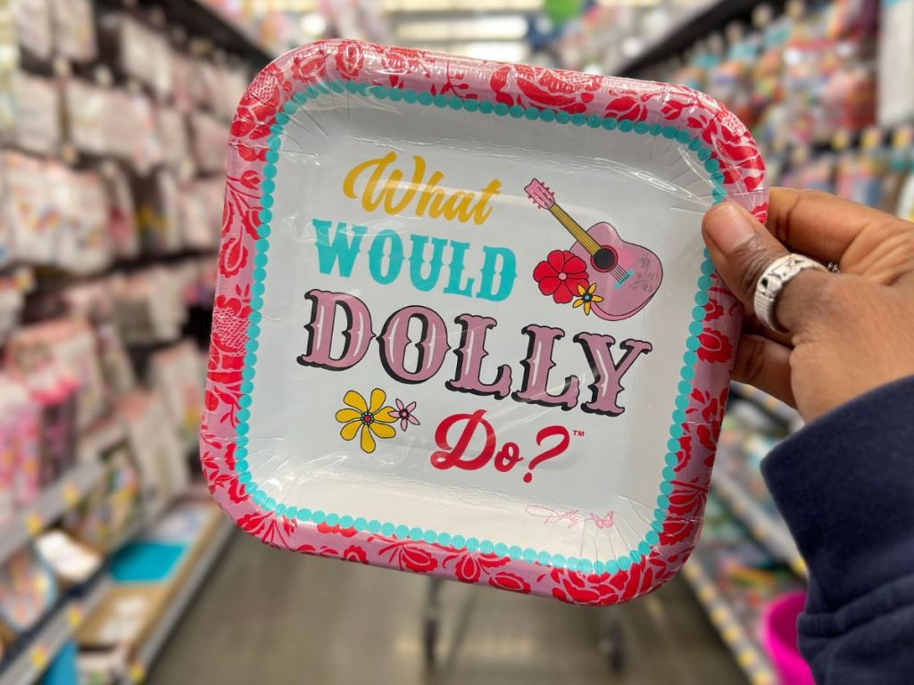 Dolly Parton Birthday Party What Would Dolly Do Plate