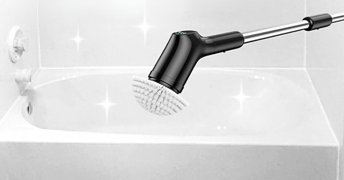 Cordless Electric Spin Scrubber & 8 Brush Heads Only  Shipped on Amazon (Reg. 0)