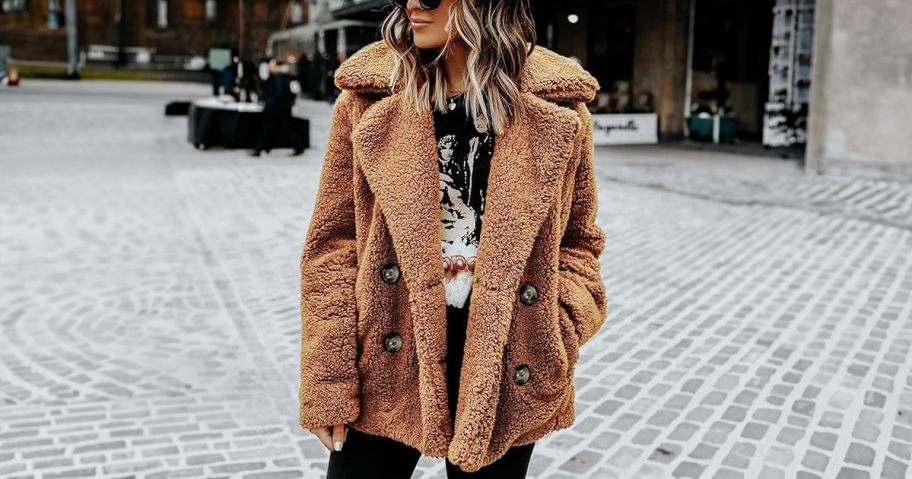 Faux Sherpa Jacket