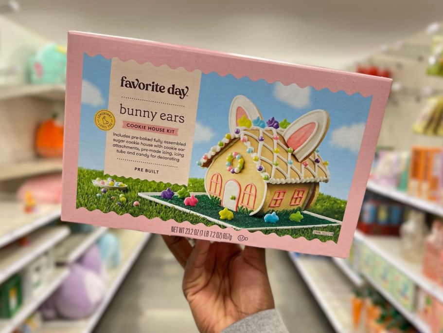 New Easter Treats at Target | Grab a Bunny Ears Cookie House Kit for ONLY $13!