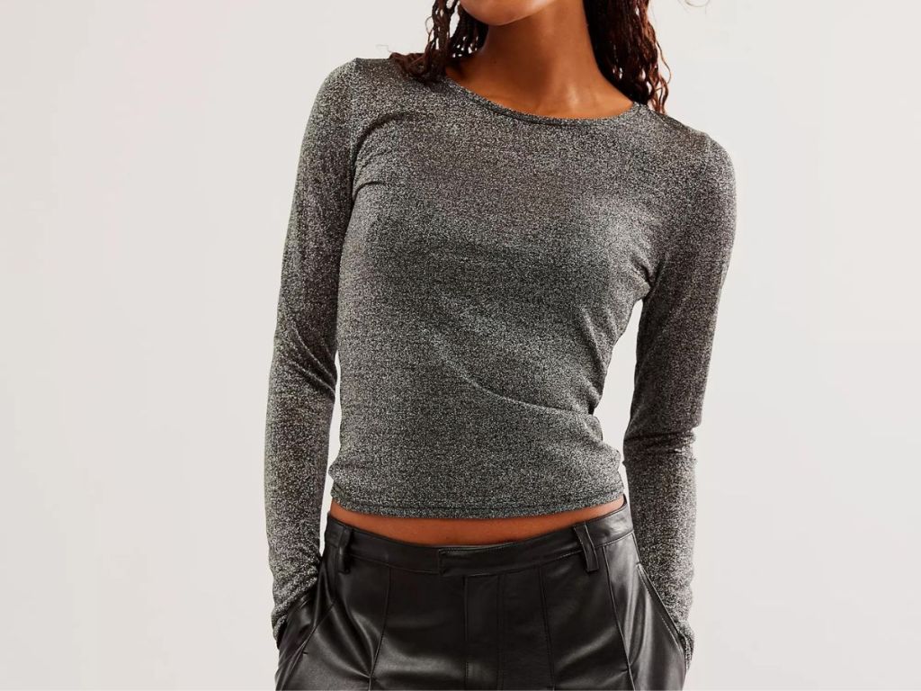Free People Mesh So Well Layering Top
