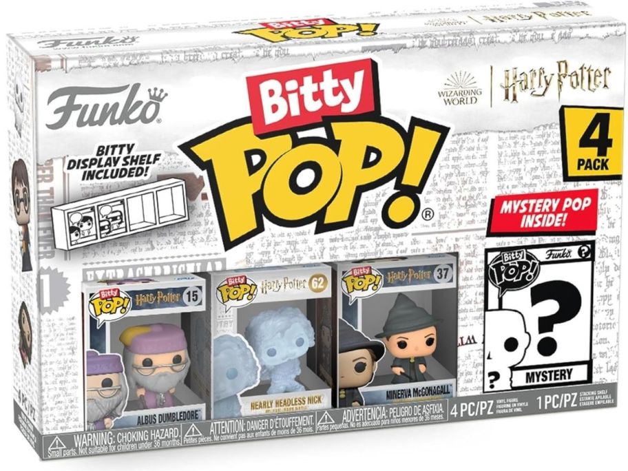 Funko Bitty Pop! Harry Potter Mini Collectible Toys 4-Pack stock image