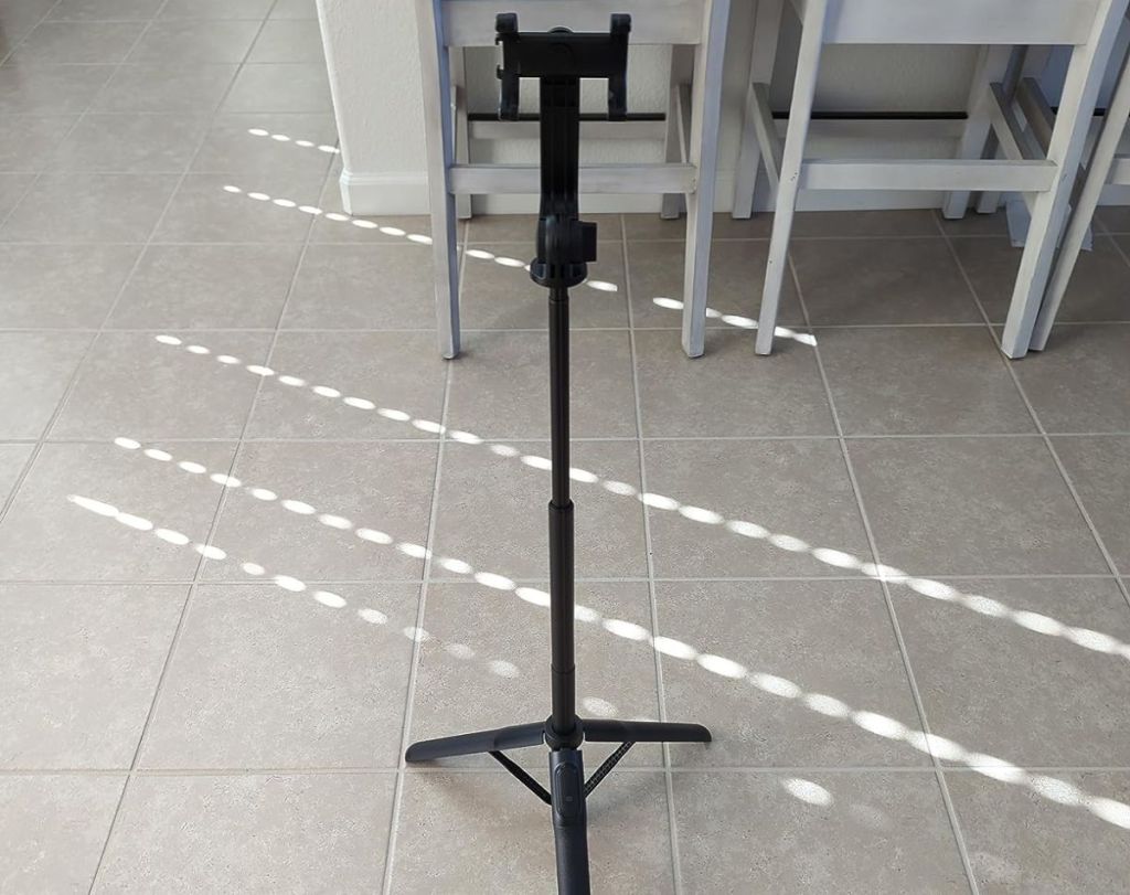 A Phone Tripod in the kitchen