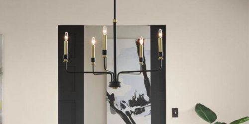 Up to 75% Off Home Depot Lighting | Candlestick Chandelier Just $29.50 Shipped – Today ONLY!