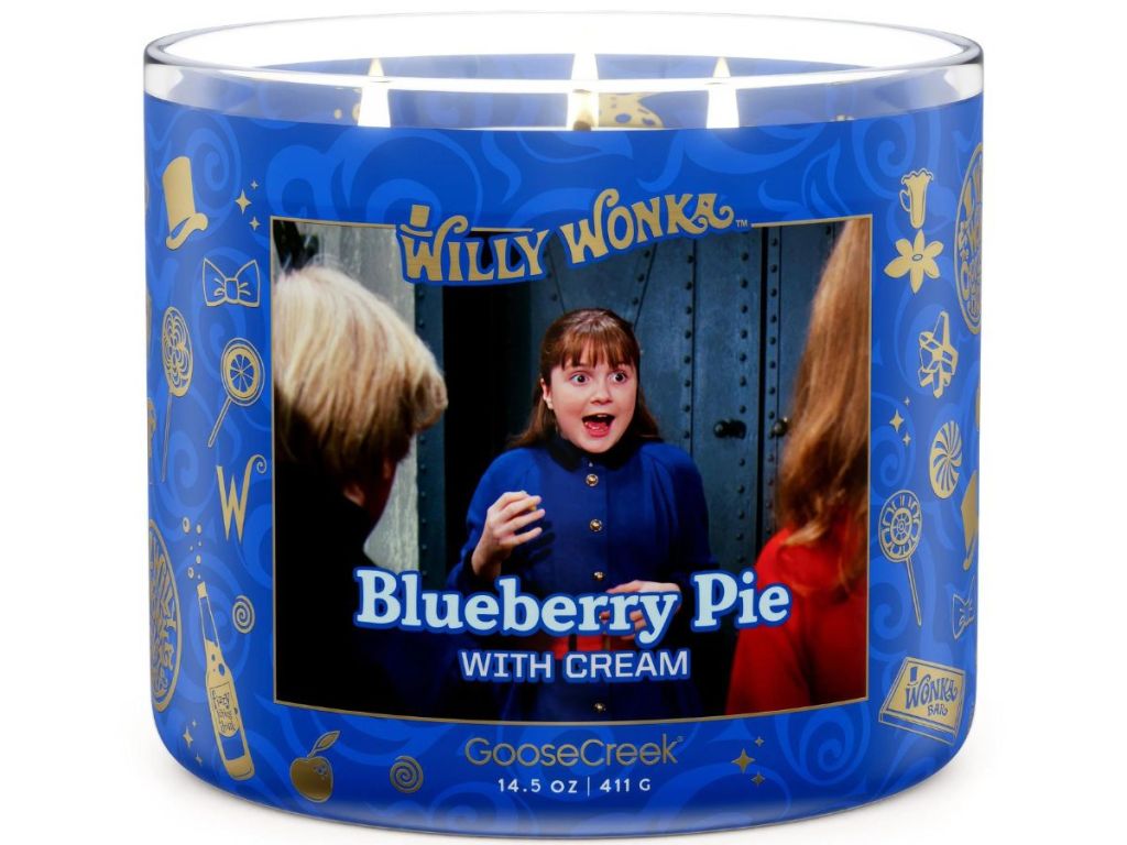 A Goose Creek Willy Wonka 3-Wick Candle