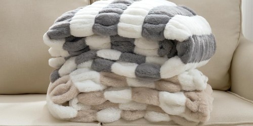 Cozy Amazon Faux Fur Throw Blankets ONLY $31.99 Shipped (Regularly $80)