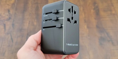 Universal Travel Adapter ONLY $27.99 Shipped on Amazon (Works w/ Multiple International Sockets!)