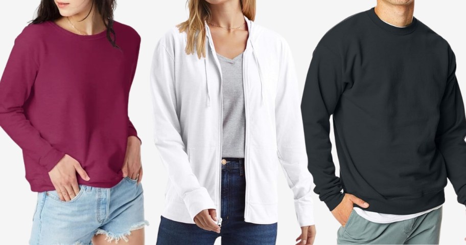 Hanes Men's & Women's Sweatshirts UNDER $9 Shipped w/  Prime!