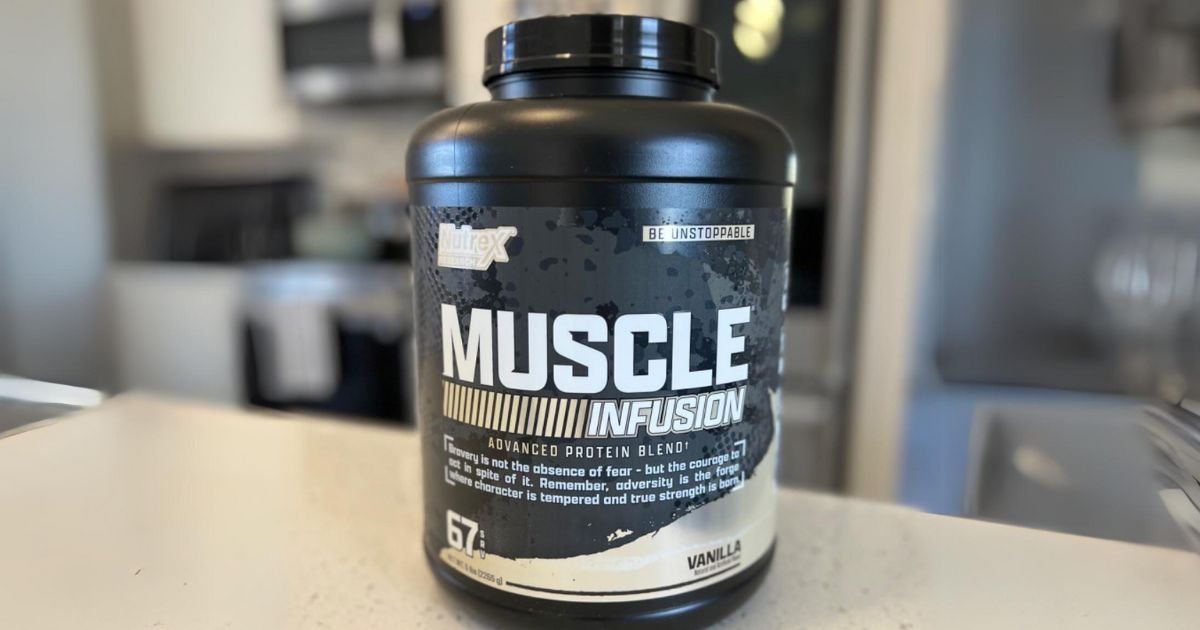 HUGE 5lb Nutrex Whey Protein Powder ONLY $41.59 Shipped on Amazon (Just 62¢ Per Serving!)