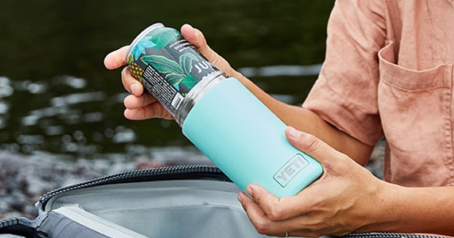 YETI Drinkware Sale on PublicLands.com | Colster Tall Can Insulator Just $21.60 (Reg. $30)