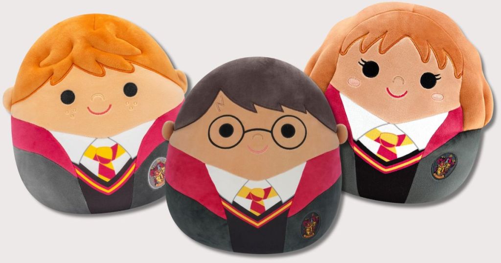 Ron Weasley, Harry Potter and Hermione Granger Plush Squishmallows