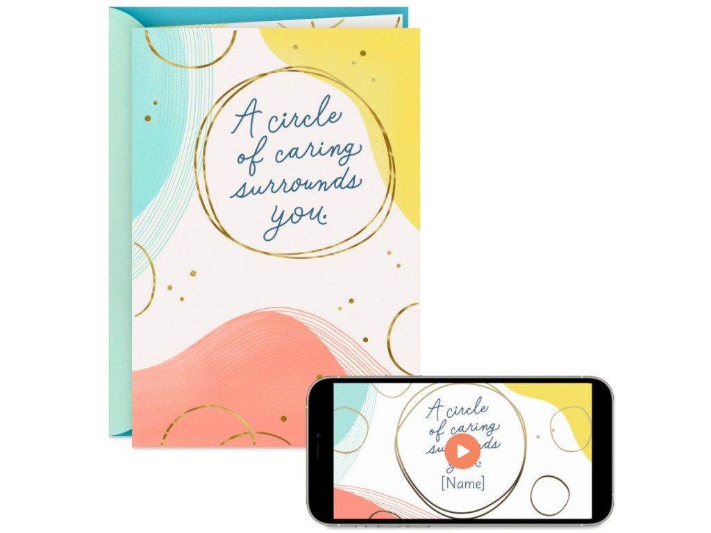 Hallmark Personalized Video Encouragement Card, Circle of Caring