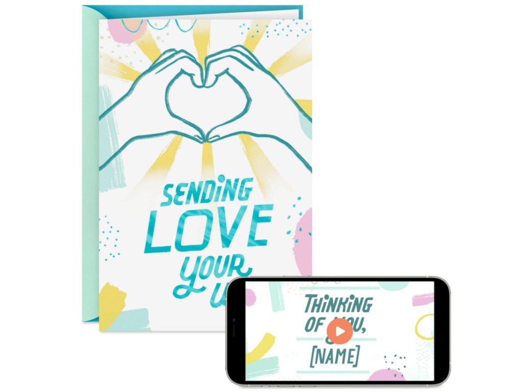 Hallmark Personalized Video Thinking of You Card, Sending Love