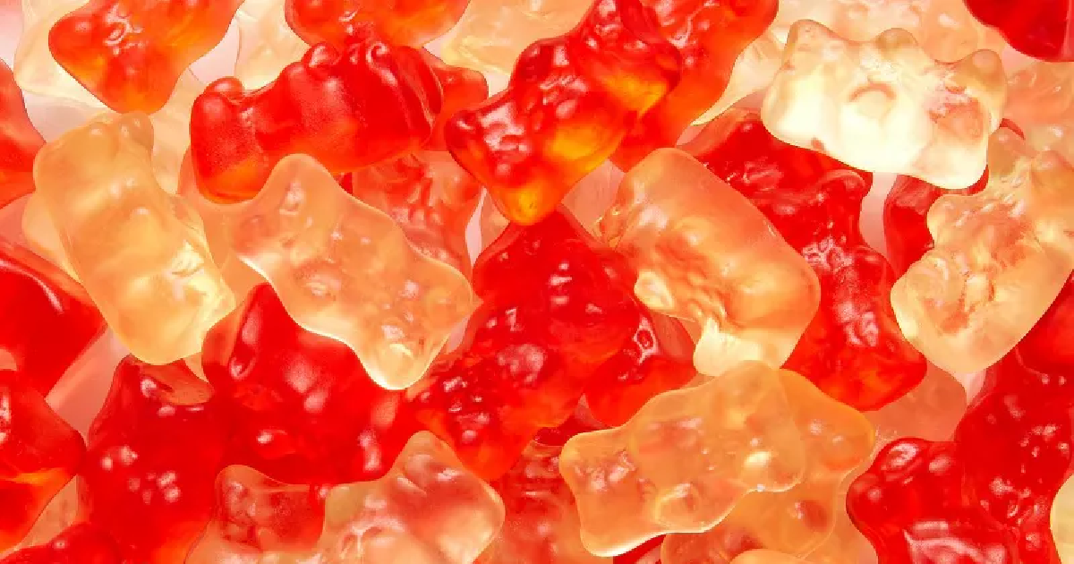 Haribo Gummy Bears in pineapple and rasberry flavors are some of the best Valentine's Day Candy of 2024