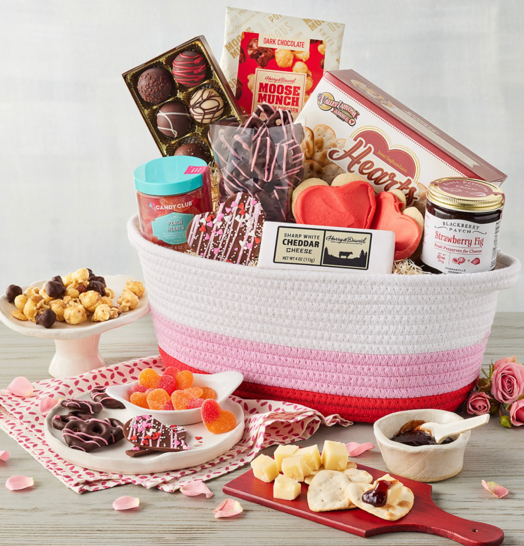 One of the best valentines day food basket gifts from harry & david