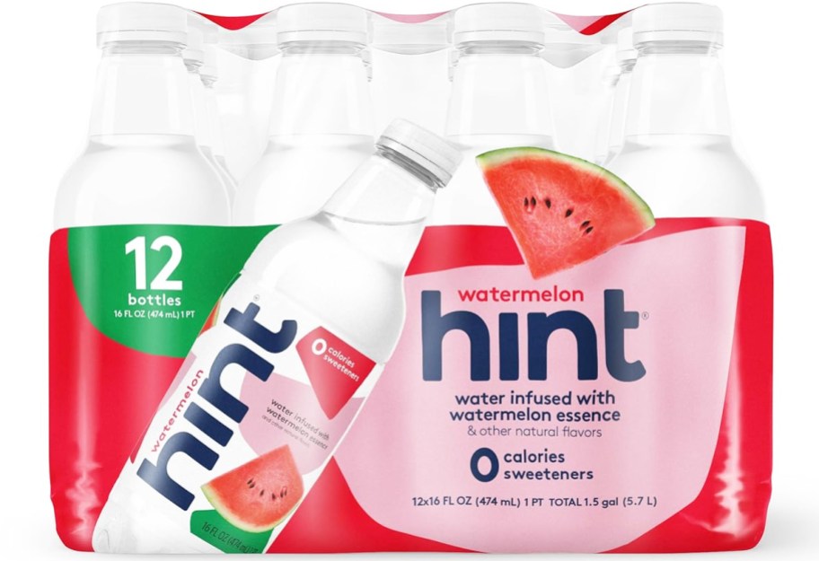 12-pack of Hint Water in Watermelon