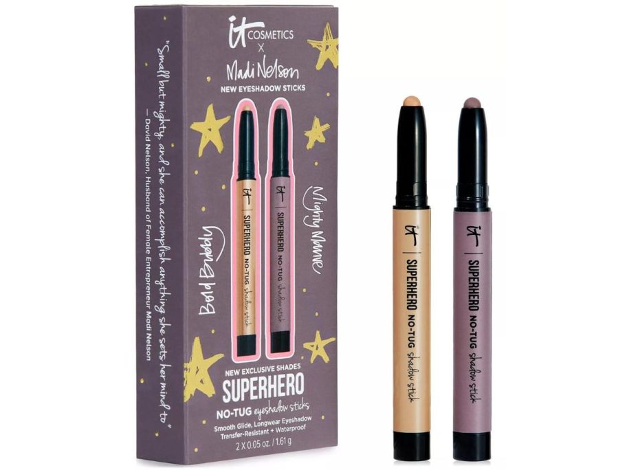 IT Cosmetics x Madi Nelson 2 pc. Superhero No-Tug Eyeshadow Sticks Set