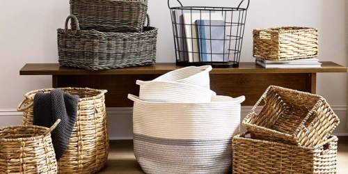 Stackable Savings on Kohl’s Storage Bins & Baskets | Prices from $2.99 Each
