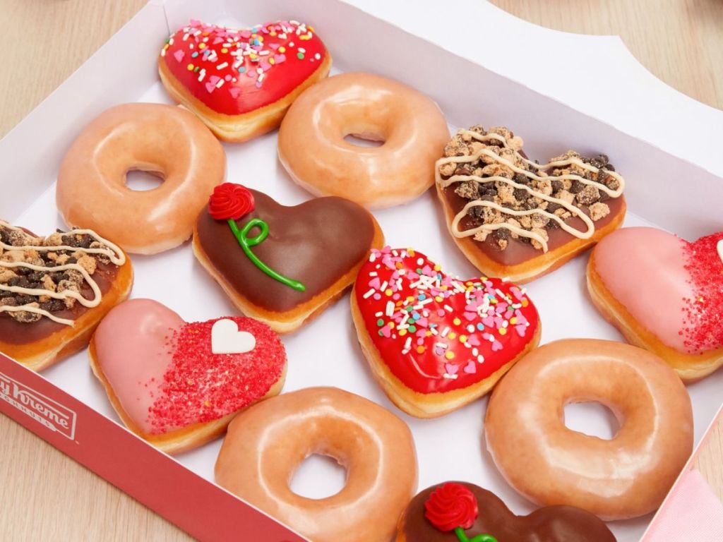 box of valentine's donuts 
