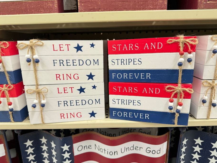 Let Freedom Ring Wood Decor