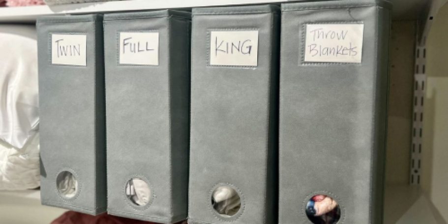 Team-Fave Bed Sheet Organizers 4-Pack Just $21.98 Shipped for Amazon Prime Members