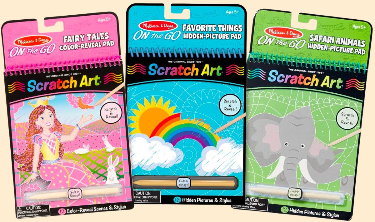 Julia: Magnetic Dress Up Doll + FREE Melissa & Doug Scratch Art