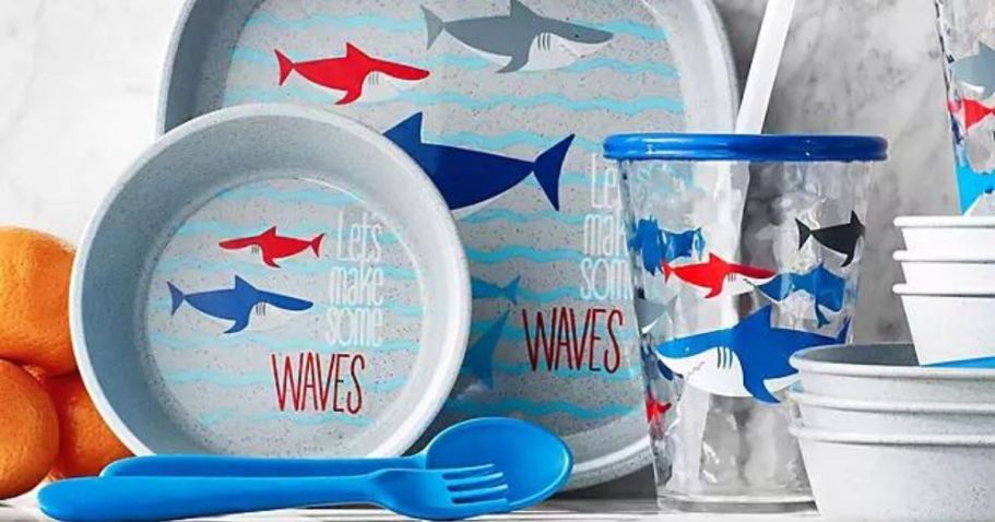 Kids 20-Piece Dinnerware Set Only $14.98 on SamsClub.com | Microwaveable & Dishwasher-Safe