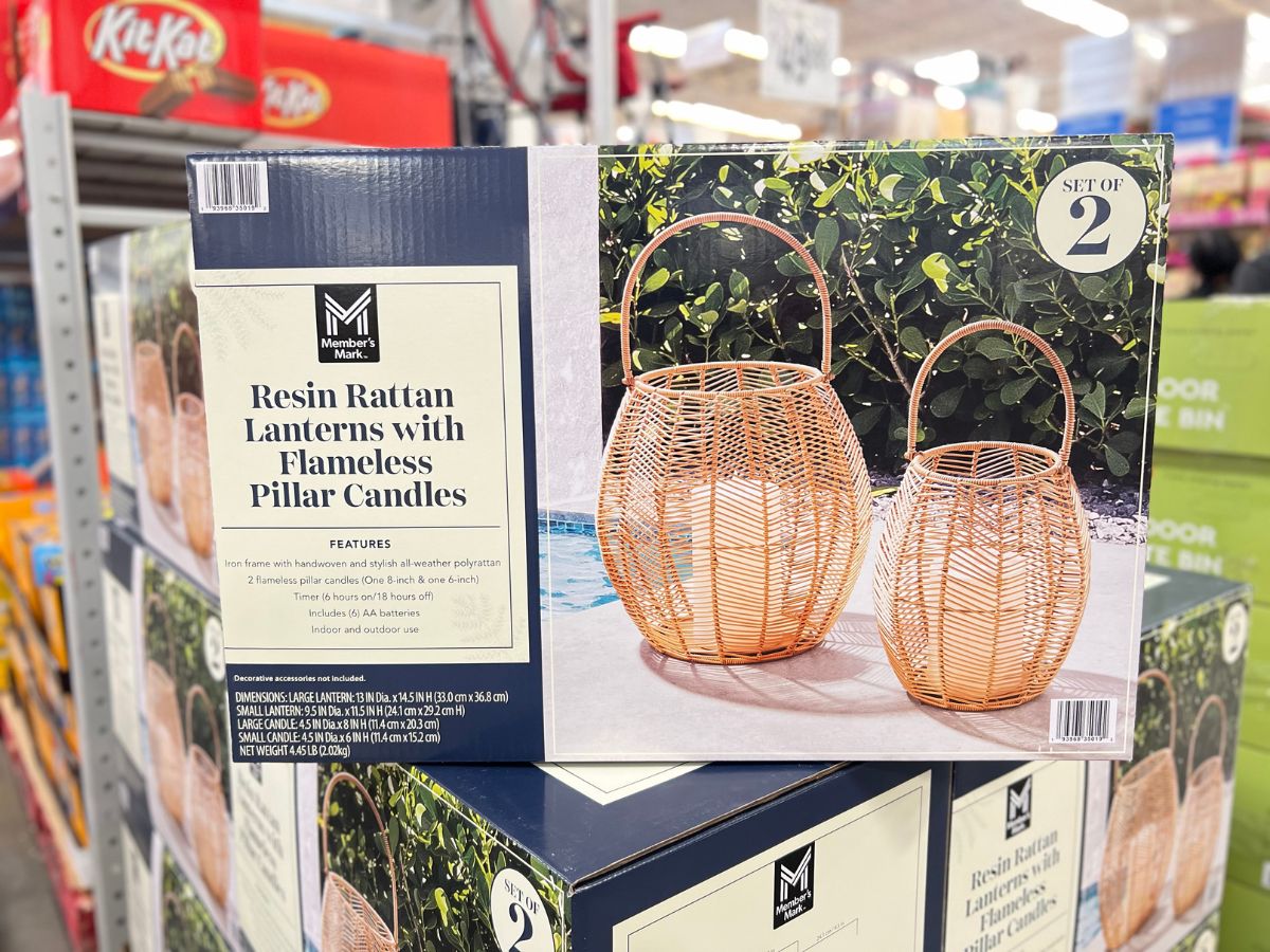 Member's Mark Resin Rattan Lanterns