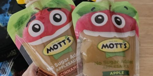 Mott’s No Sugar Added Applesauce Pouches 20-Count Only $7.99 Shipped on Amazon