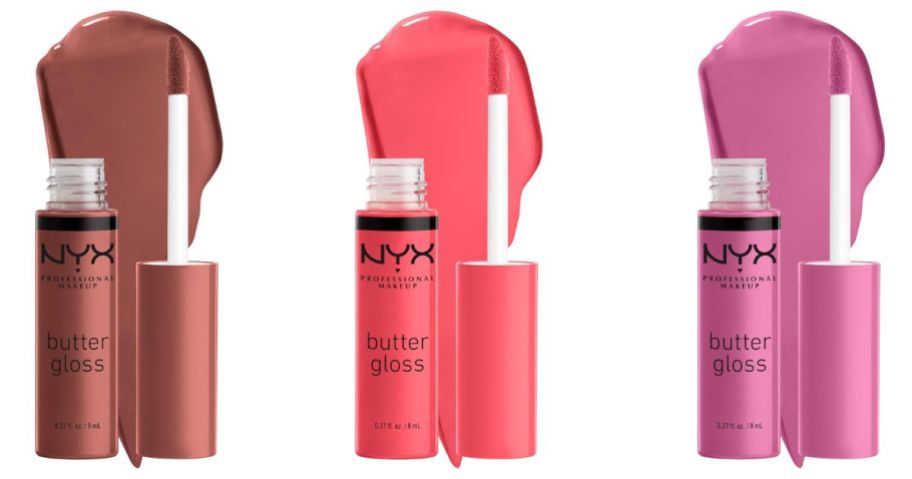 NYX Butter Lip Gloss x 3