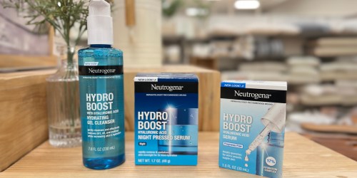Stack Amazon Savings for 60% Off Highly-Rated Neutrogena Hydro Boost Products!