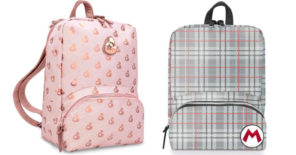 2 Nintendo themed mini backpacks