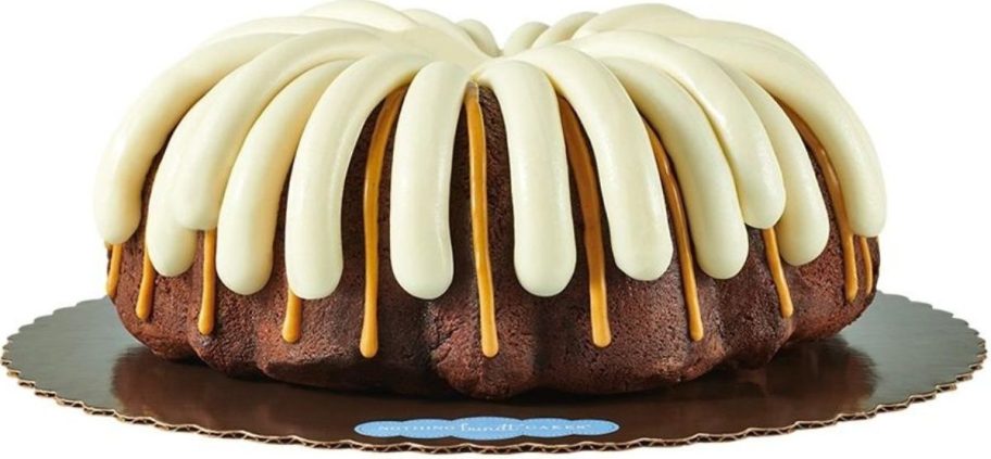A Reese's Chocolate Nothing Bundt Cake