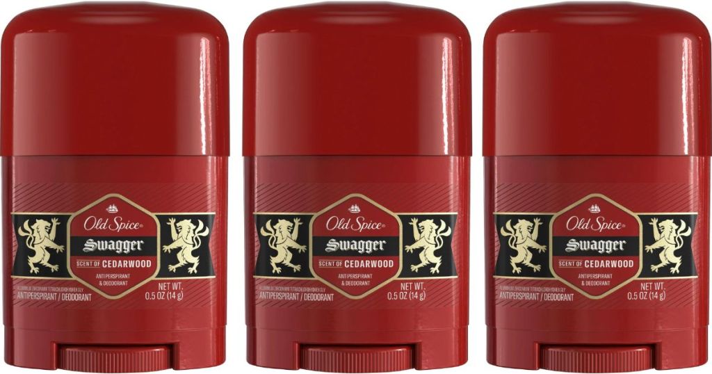 3 Old Spice Travel Size swagger deodorants