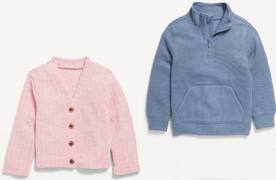 stock images of two Old Navy Toddler Sweaters