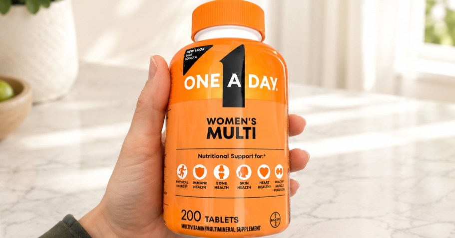 One A Day Women’s Multivitamin 200-Count Only $3.69 Shipped on Amazon (Reg. $18)