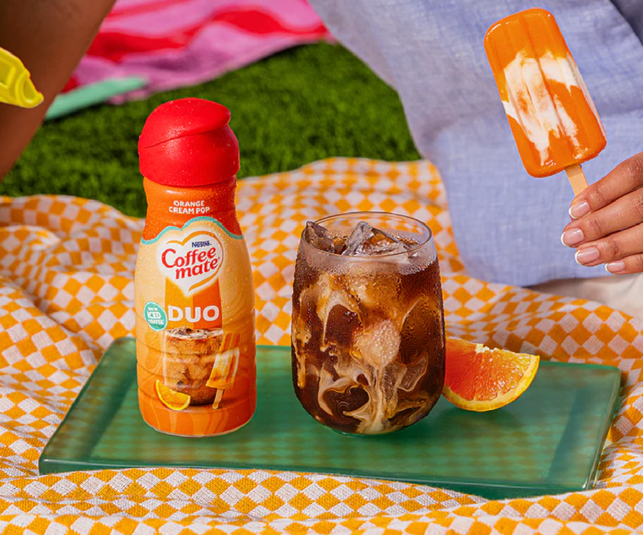 NEW Coffee Mate Orange Cream Pop Flavor Just $2 Shipped on July 12th (Would You Try It?!)