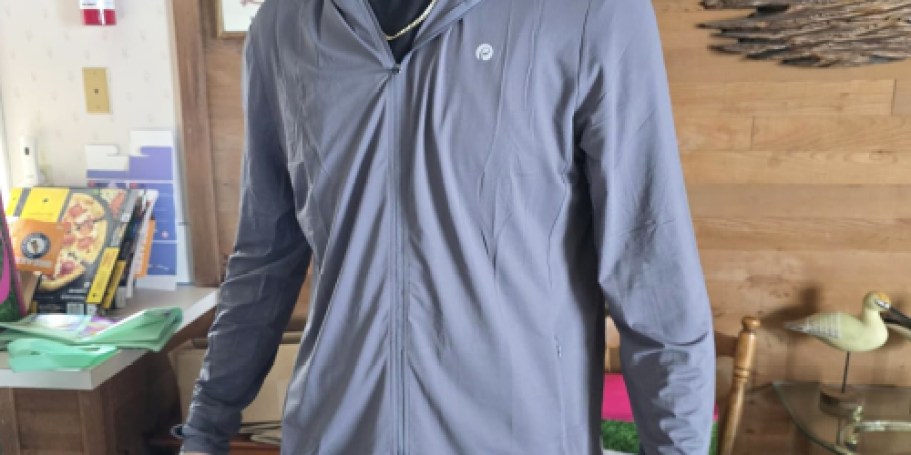 Men’s Sun Protection Full Zip Hoodie Just $12.49 on Amazon (Reg. $25)