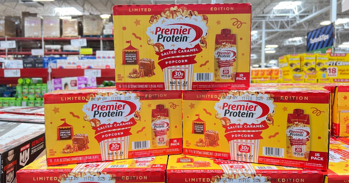 Premier Protein Salted Caramel Popcorn 15 Pack