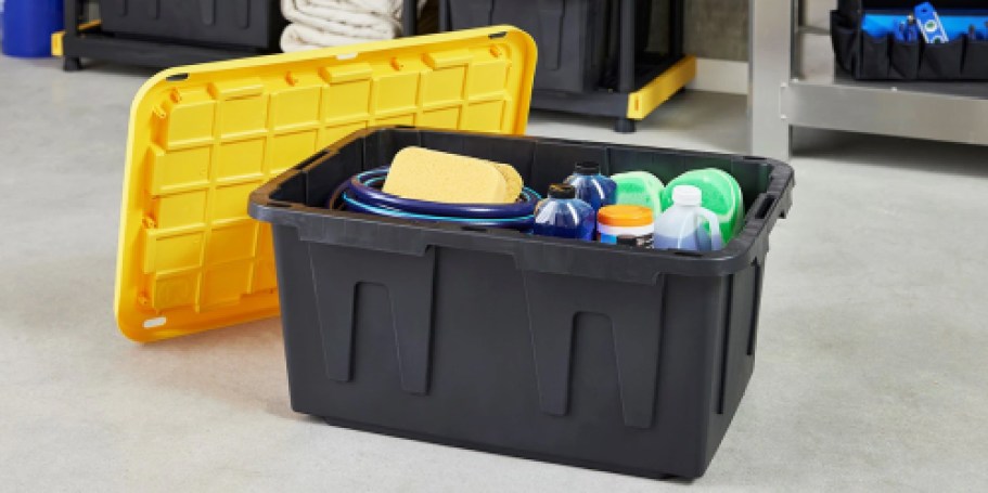 Large 27-Gallon Storage Totes Only $6.97 on Lowes.com (50K Sold Last Week!)