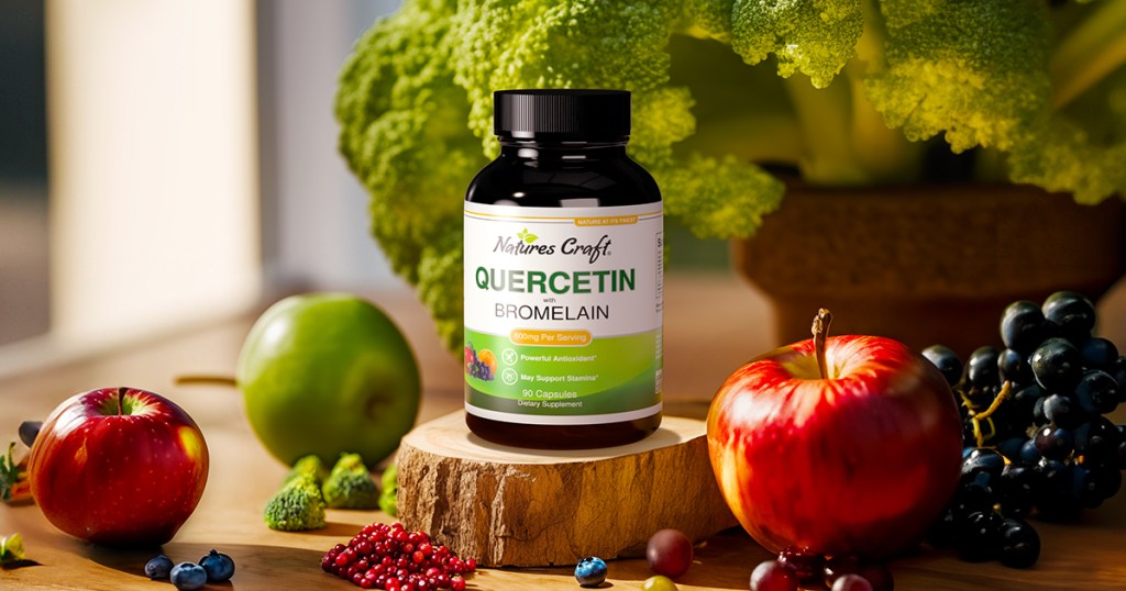 Nature’s Craft Quercetin w/ Bromelain 90-Count Bottle Just  Shipped on Amazon | Supports Immunity