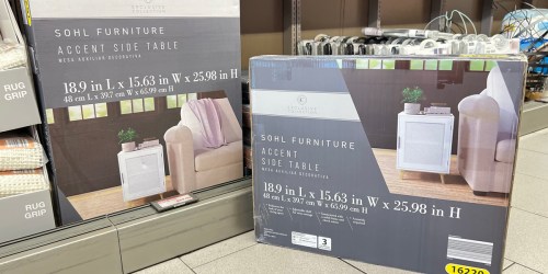 ALDI Furniture Find – Trendy Accent Side Table ONLY $49.99!