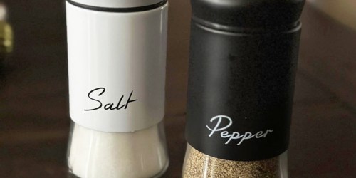 Salt & Pepper Shakers Set Only $4.99 on Amazon (Regularly $16)