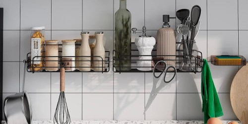 TWO Shower Storage Caddy Shelves Only $4.99 on Amazon | Hundreds of 5-Star Ratings