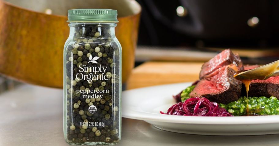 Simply Organic Peppercorn Medley ONLY $2.90 Shipped on Amazon (Reg. $9)