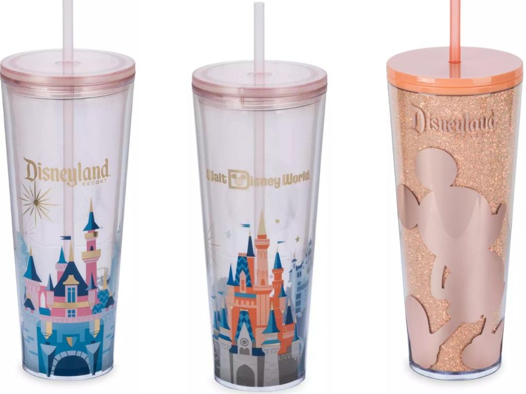 3 NEW Starbucks Disney Tumblers