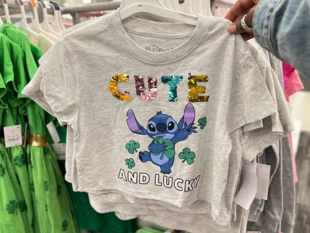 Stitch cute and lucky