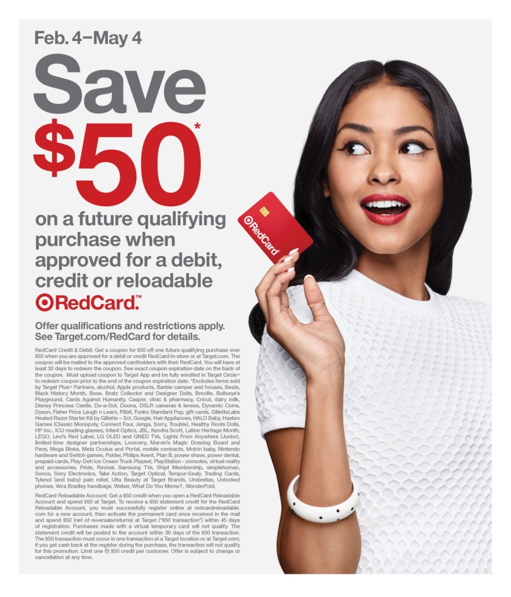 page of Target Ad