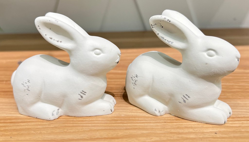 Target Bullseye Playground Concrete Bunny Figurines